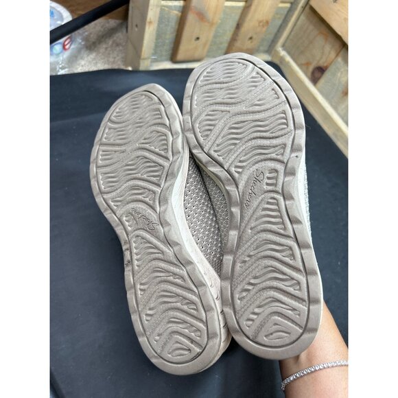 Skechers Womens Relaxed Fit Air-Cooled Memory Foam Slip-On Shoes Size 7 Taupe - Picture 8 of 8